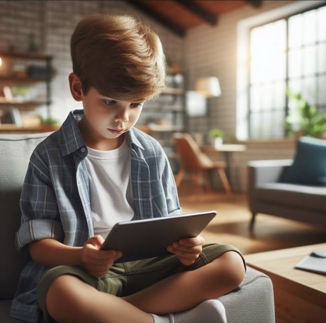 enfant apprentissage numérique tablette