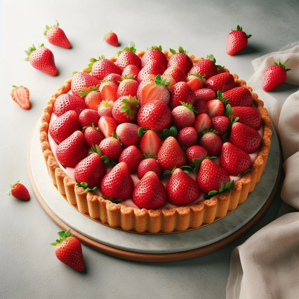 tarte aux fraises